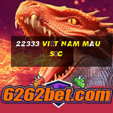 22333 việt nam màu sắc