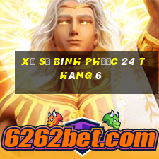 xổ số bình phước 24 tháng 6