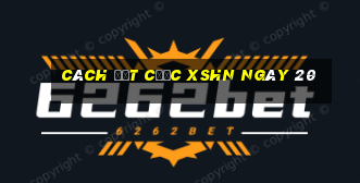 Cách đặt cược XSHN ngày 20