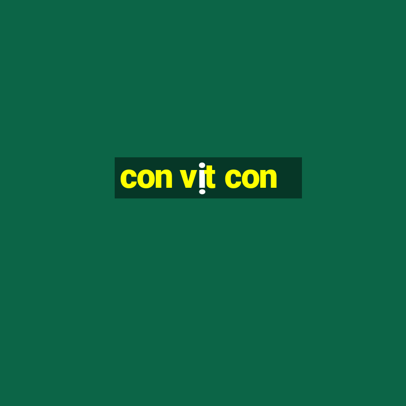 con vịt con