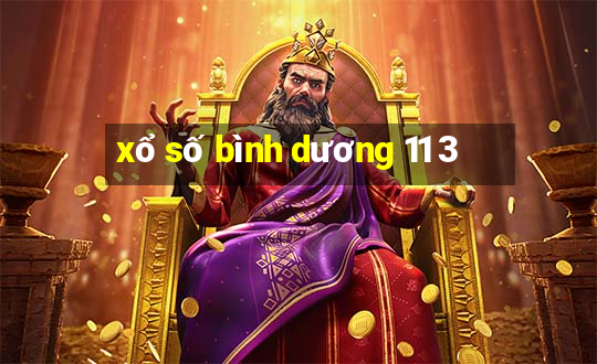 xổ số bình dương 11 3