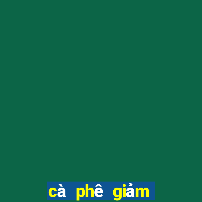 cà phê giảm cân diet club