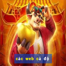 các web cá độ uy tín