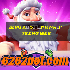 BlOG Xổ số Đăng nhập trang web