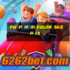 Phần mềm Color Shen ix