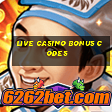 live casino bonus codes