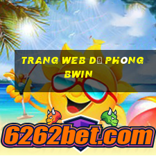 Trang web dự phòng bwin