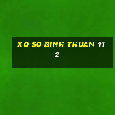 xo so binh thuan 11 2