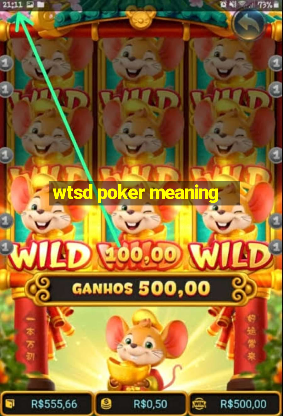 wtsd poker meaning