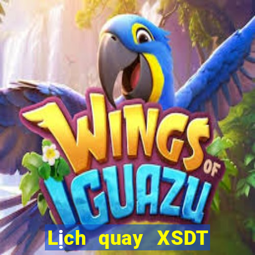 Lịch quay XSDT ngày thứ năm