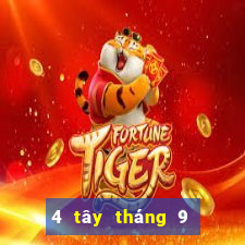 4 tây tháng 9 xổ số miền nam