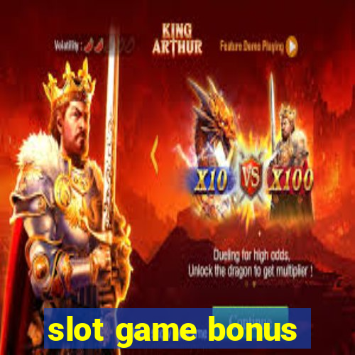 slot game bonus