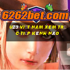 u23 việt nam xem trực tiếp kênh nào