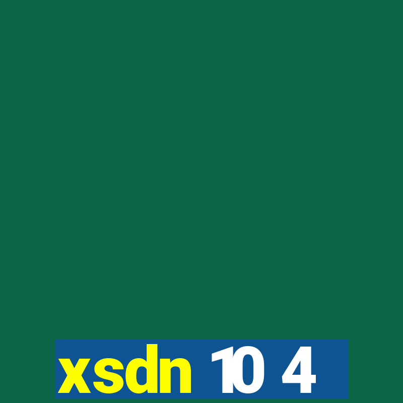 xsdn 10 4