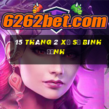 15 tháng 2 xổ số bình định