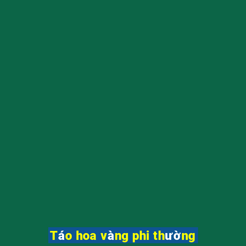 Táo hoa vàng phi thường