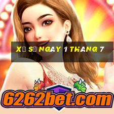 xổ số ngày 1 tháng 7