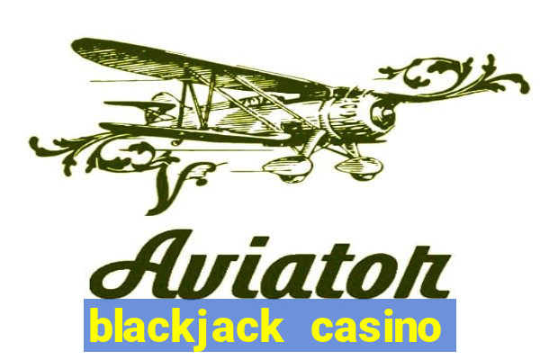 blackjack casino poker table