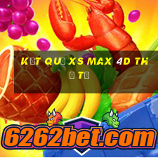 Kết quả XS Max 4D thứ tư