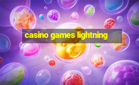 casino games lightning