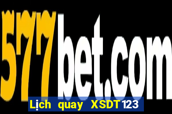 Lịch quay XSDT123 ngày 23