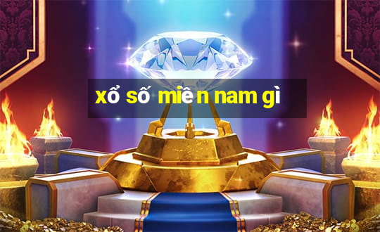 xổ số miền nam gì