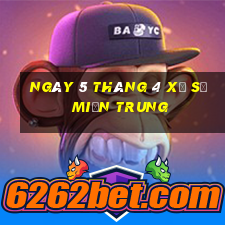 ngày 5 tháng 4 xổ số miền trung