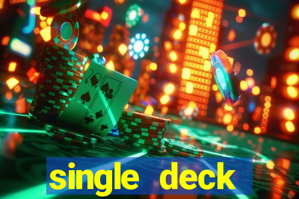 single deck blackjack free