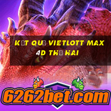 Kết quả vietlott Max 4D thứ hai