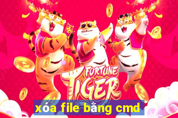 xóa file bằng cmd