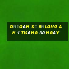 dự đoán xổ số long an 1 tháng 30 ngày