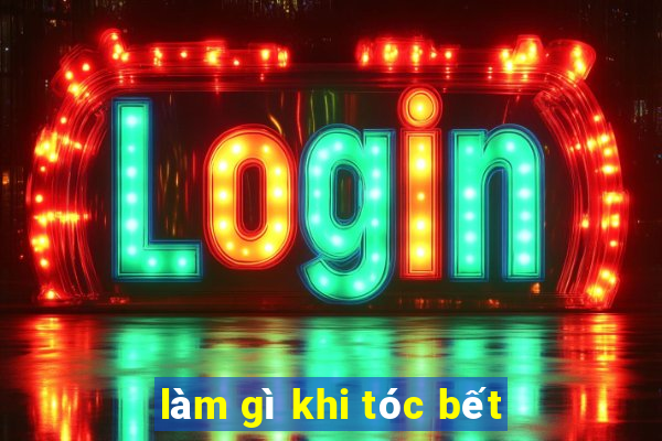 làm gì khi tóc bết