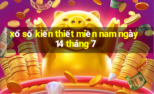 xổ số kiến thiết miền nam ngày 14 tháng 7