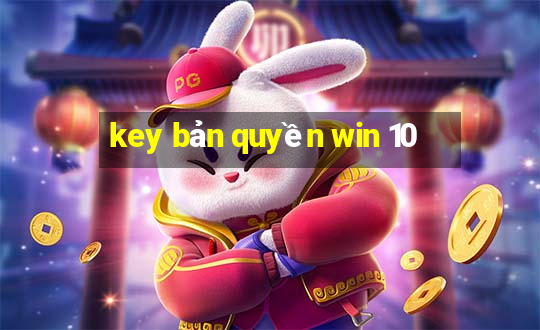 key bản quyền win 10