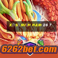 xổ số miền nam 26 7