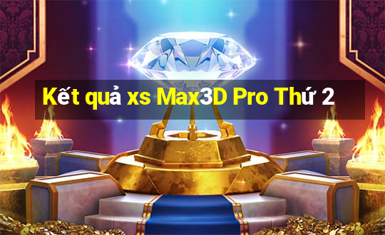 Kết quả xs Max3D Pro Thứ 2