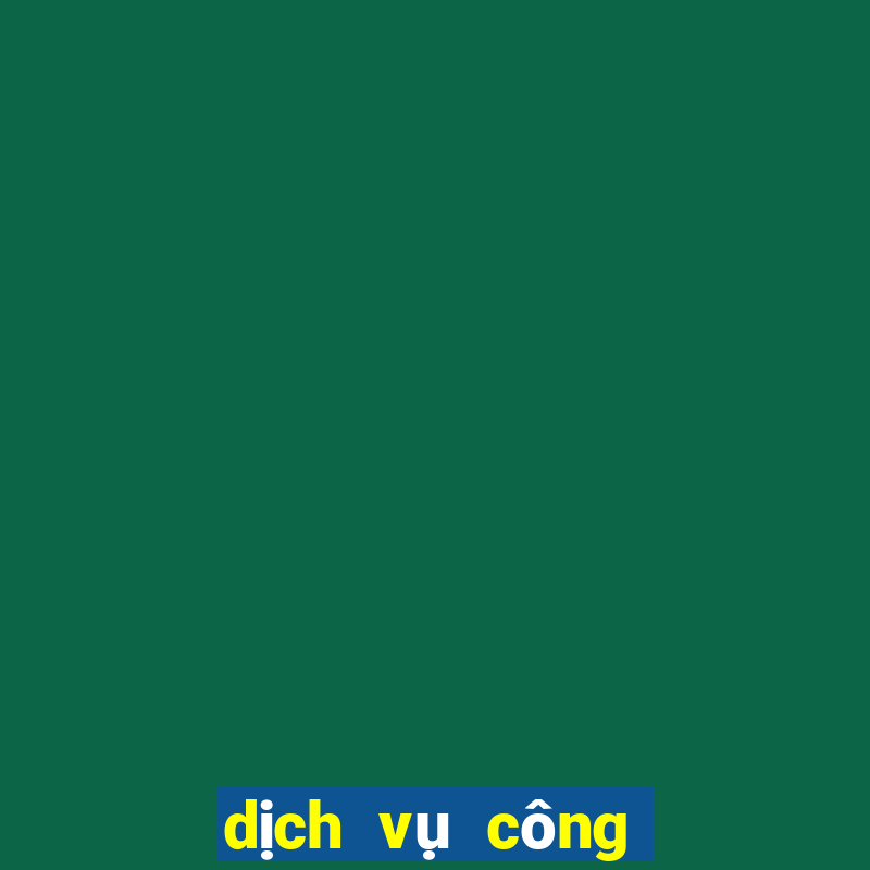 dịch vụ công bắc giang