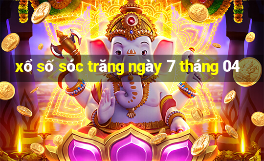 xổ số sóc trăng ngày 7 tháng 04