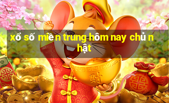 xổ số miền trung hôm nay chủ nhật