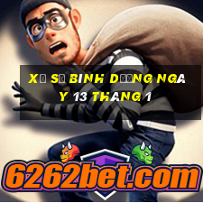 xổ số bình dương ngày 13 tháng 1