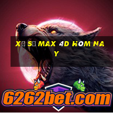 xổ số max 4d hôm nay