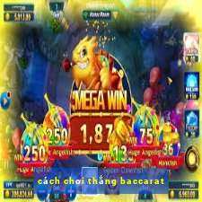 cách chơi thắng baccarat