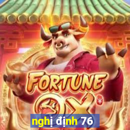 nghị định 76