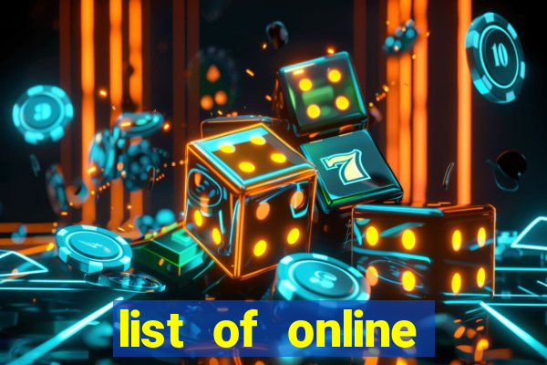 list of online casino uk