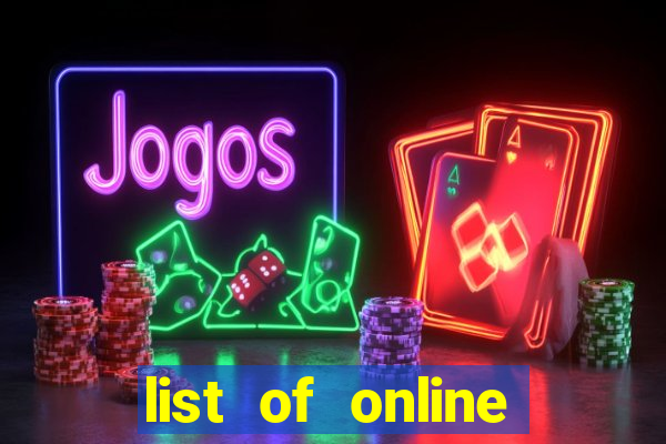 list of online casino uk