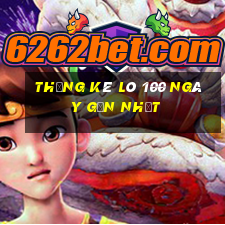 thống kê lô 100 ngày gần nhất