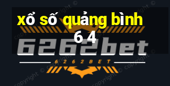 xổ số quảng bình 6 4