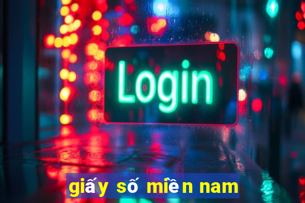 giấy số miền nam