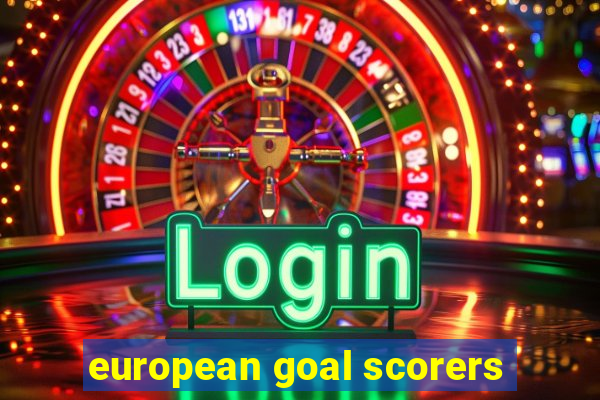 european goal scorers