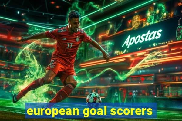 european goal scorers